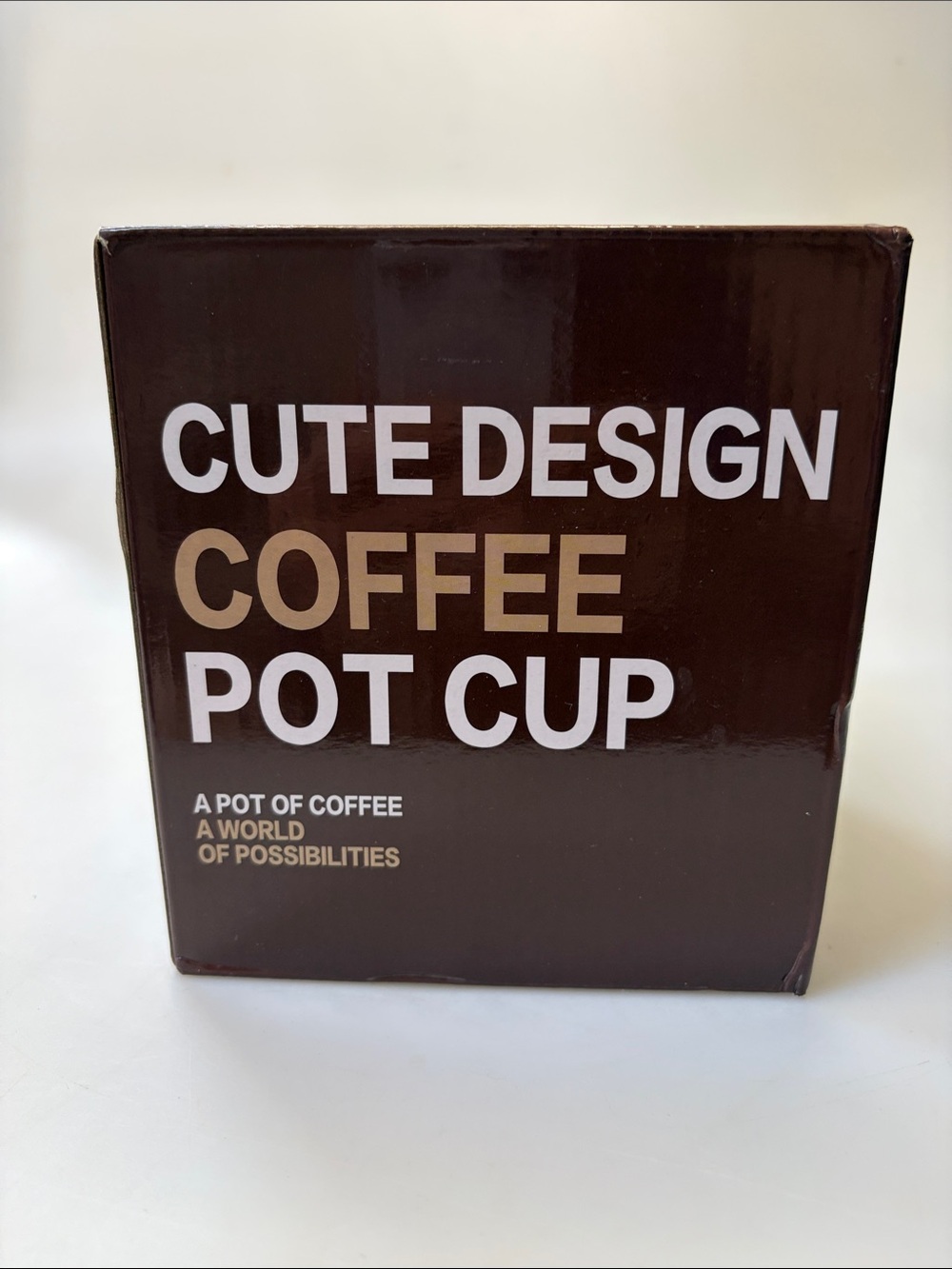 Cute Design Coffee Pot Cup - NEW!